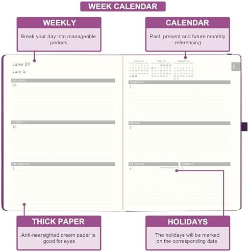 Planner 2026-2027- JUL 2026 - JUN 2027, Weekly and Monthly planner
