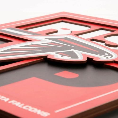 YouTheFan NFL Atlanta Falcons Slogan Series 3D Wall Art