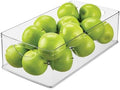 iDesign Stackable Clear Plastic Extra Long Storage Bin