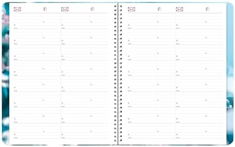Brownline® 2027 Essential Monthly Planner, 14 Months, December 2026 to January 2028, Twin-Wire Binding, 11" x 8.5", Nature - Cherry Blossoms (CB1262G.03)