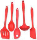 Chef Craft 5 Piece Red Premium Silicone Kitchen Tool Set (42071)
