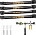 POWERTEC Magnetic Tool Holder Strip 12" 4PK, Metal Magnet Tool Bar Organizers for Garage, Workshop & Kitchen w/Mounting Screws, Space Saving Shop Organization Accessories (71965)