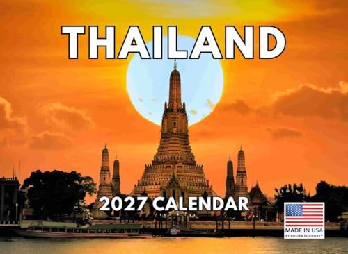 Thailand Calendar 2027 Monthly Wall Calender 12 Month