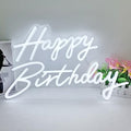 Happy Birthday Neon Sign for All Partys, Large Size-23 x 14inch, Led Neon Signs With Dimmable Switch for Wall Decor, Photo Backdrop (Power by USB)-by Colysor