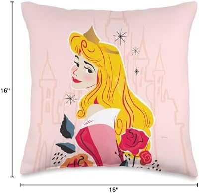 Disney Princess Aurora Sleeping Beauty Soft Pink Throw Pillow