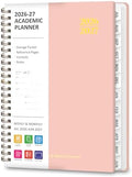 Planner 2026-2027, Weekly and Monthly Academic Planner, July 2026 - June 2027, Hardcover Calendar Agenda Book for School Year Planning, School Supplies for Teacher and Student, A5(6.3'' x 8.5'')