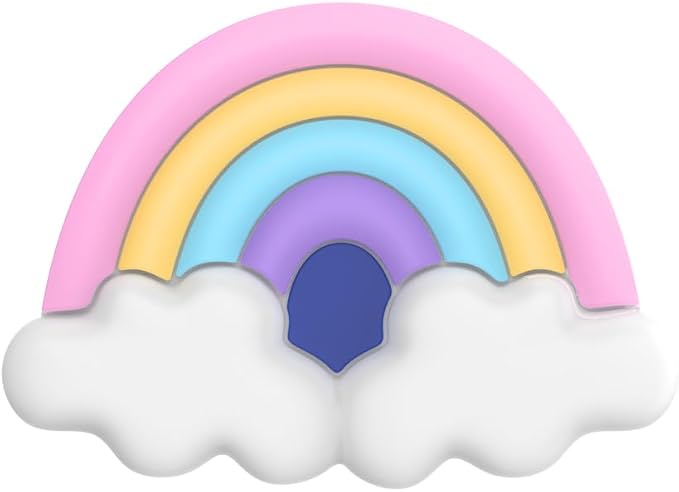 PopSockets Adhesive Phone Grip, Holder- Rainbow Pop | Secure Comfortable Hold, Anti-Drop, Kickstand, Rainbow, Colorful, Electronic Accessories, For iPad/Kindle/iPhone/Android
