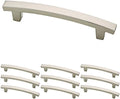 Franklin Brass (10-Pack) – Brushed Nickel Cabinet Handles, 4 Inch Hole Center, Pulls for Drawers, Kitchen Cabinet Door, Dressers | Pierce