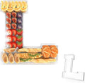 11" Acrylic Letter Charcuterie Tray,Fillable Alphabet & Number Box(Letter L)