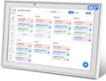 10.1 inch Smart Digital Calendar & Chore Chart, 1920 * 1080P Full HD Touchscreen Interactive Display, Desk Planner with Meal Scheduler, Achievement Rewards for Family Schedules and Cloud Photo