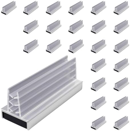 Master Magnetics Magnetic Sign Holder Pack - Magnetic Sign Holders for Door Frames, Metal Shelves, Whiteboards - Powerful Magnet - Retail EZ Grip Holder - 3" L x 1" W x 0.75" H - 25-Pack