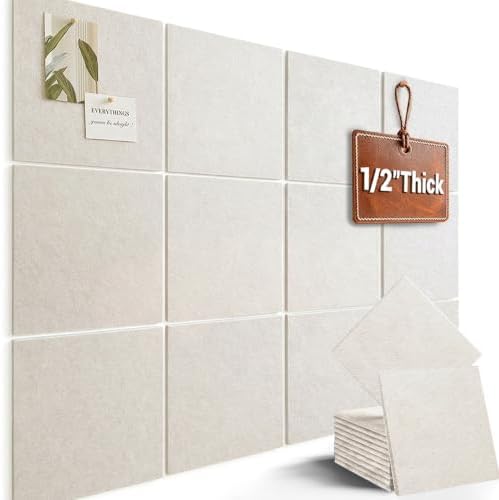48" x 36" Large Felt Bulletin Board 1/2" Thick, Oatmeal