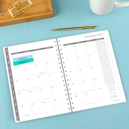 Mead Cambridge 2027 Planner, Weekly & Monthly, 5.5" x 8.5", Desert Grain (1845-200-27)