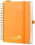 POPRUN 2026-2027 Daily Planner One Page Per Day, 5.75" x 8.5", Day Planner