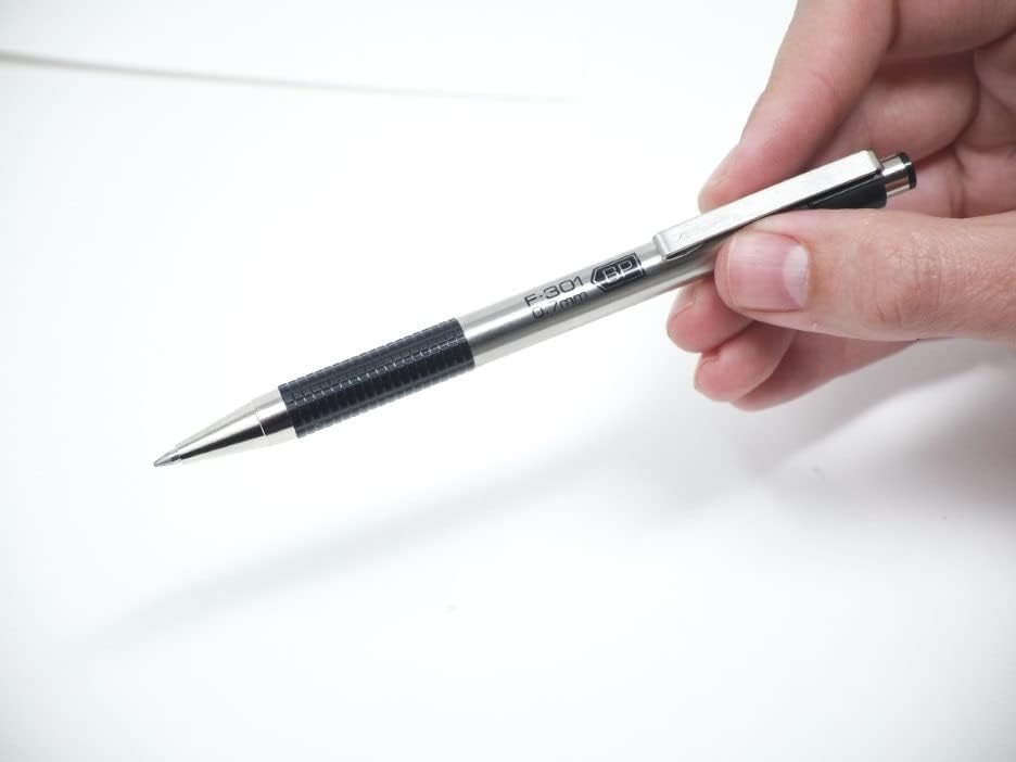 Zebra Pen F-301 Retractable Ballpoint Pen, Black Ink, 0.7mm, 6 Pks 72 ttl
