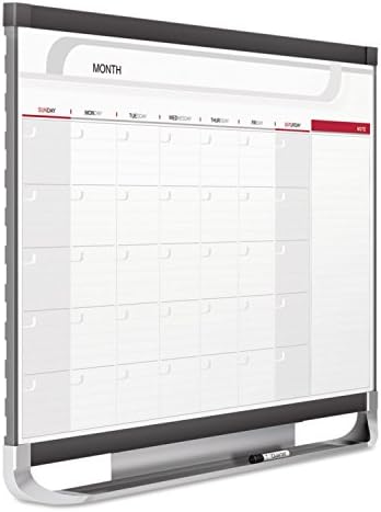 Quartet Dry Erase Calendar Board, Planner, Magnetic Whiteboard, 3' x 2', Yearly, Total Erase Surface, Prestige 2 (CP32P2)
