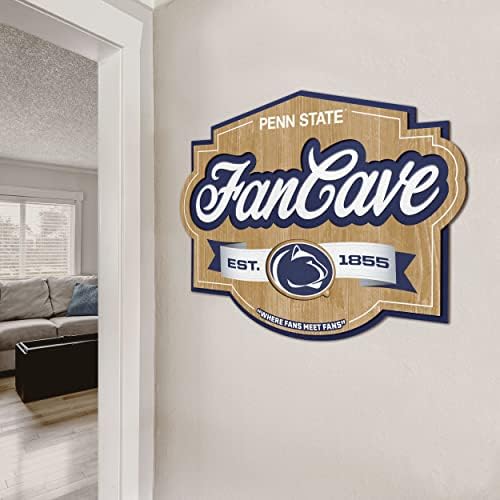 YouTheFan NCAA Officially-licensed FanCave 3D wall art - ready-to-hang, 3D multi-layered construction - floating wall mount design - Perfect fan gift