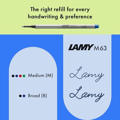 Lamy safari yellow - Rollerball Pen with ergonomic grip & line width M - for pleasant long writing - made of robust ASA plastic - including rollerball refill M 63 in black