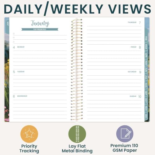 bloom daily planners 2027 Pocket Planner (January 2027 - December 2027) - 4” x 6” MINI Weekly Monthly Agenda Organizer & Calendar Year Book - A New Day