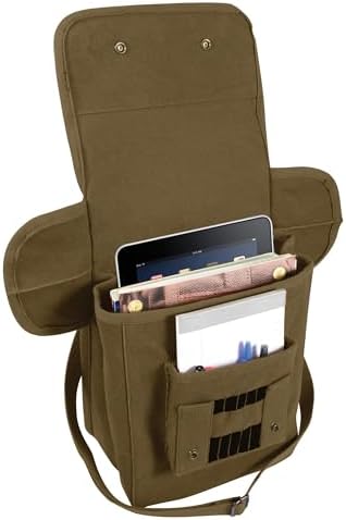 Rothco Canvas Map Case Shoulder Bag with Organizer Pocket