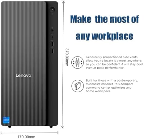 Lenovo IdeaCentre Tower Desktop Computer • 20-core Intel Ultra 7 265K Processor • 64GB DDR5 • 4TB SSD • Office 365 for The Web • HDMI + VGA, Wi-Fi 6E • Wired Keyboard & Mouse • Windows 11