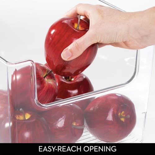 iDesign Open-Front Storage Bin, Clear