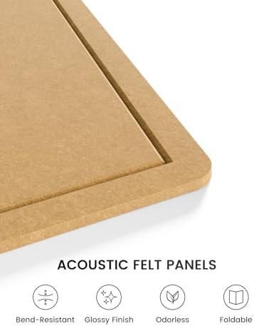 Fluxynara 59" x 35.4" Large Bulletin Board, Mustard Yellow