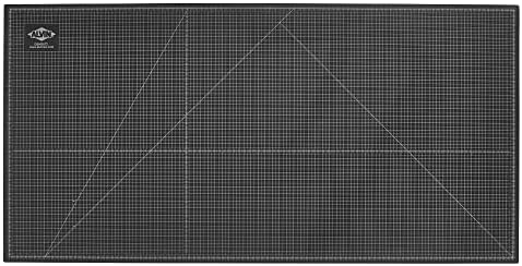 ALVIN GBM Self-Healing Cutting Mat 36 x 72 inch | Double-Sided Green/Black | 5-Layer Gridded Surface for Arts, Crafts and Sewing (actual size 36.61 x 72.83 inches) - Model GBM3672