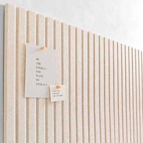 48" x 36" Large Felt Bulletin Board 1/2" Thick, Oatmeal