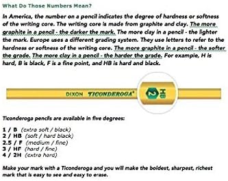 Ticonderoga #2 Pencils, Wood-Cased, 6 24-Count Hang-Tab Boxes, Total 144 Pencils, Yellow (13924) (13924N)