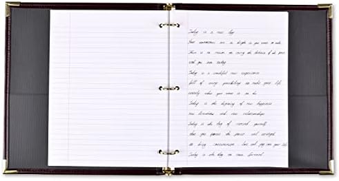 Kaisa Loose Leaf Paper Filler Paper 8x10.5 inches, College Ruled, 3-Hole Punched for 3-Ring Binder, 150 Sheets/Pack (3 Pack) F15001C