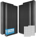 Art3d 4-Pack High-Density Wedge Design Acoustic Foam Panels, 48 x 24 x 2 in