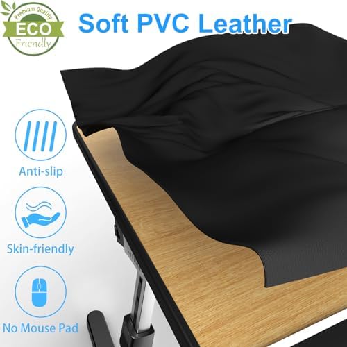 HETTHI Bed Laptop Table Adjustable Foldable Laptop Stand 23.60×15.7in Black