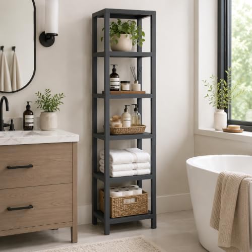 Honey-Can-Do Grey 6-Tier Storage Shelf