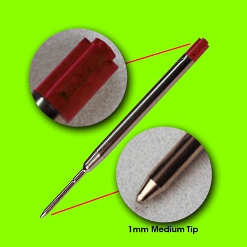 Replacement for Parker 1950370 - G2 Ballpoint Pen Refill - 12 Red