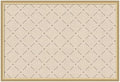 Kate and Laurel Framed Fabric Pinboard 38 x 26, Green Lattice Pattern Printed Linen Classic Bulletin Board for Use as a Vision Board or Wall Organization, Florence Gold Frame