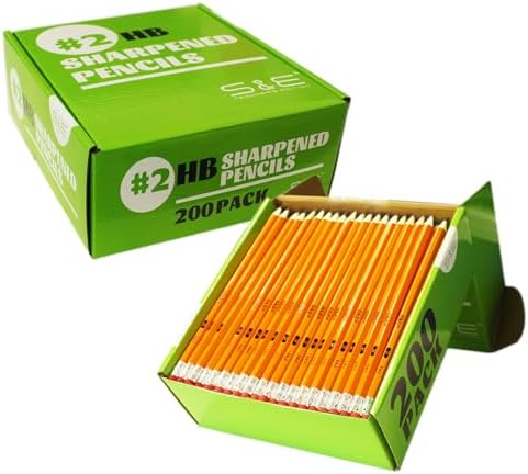S & E TEACHER'S EDITION #2 Pencils, 200 Pack