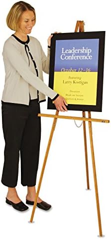 Quartet Lightweight Wood Display Easel, Natural Oak (41E)