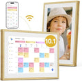 Dragon Touch Digital Calendar 10 inch, Electronic Wall Calendar with Interactive Touch Screen, Smart Family/Home Gift for Schedule Reminders, Task Rewards, Chort Chart and Digital Picture Frame
