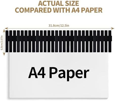 Adjustable Drawer Dividers, Cut-to-Fit DIY Organizers, Black 32 Pack