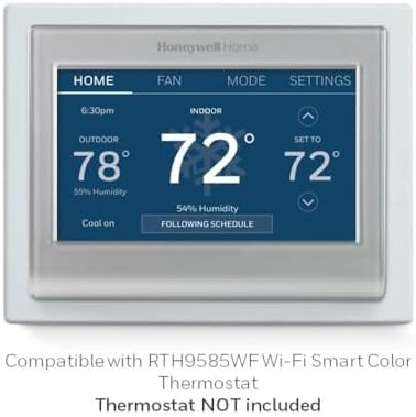 Honeywell Home White Coverplate Assembly