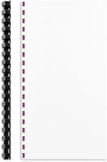 Staples 1/2" Plastic Comb Binding Spines, 90 Sheet Capacity, Black, Pack of 25 Combs