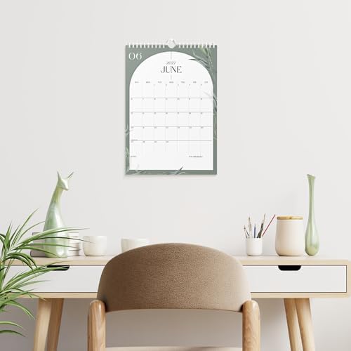 Karto Wall Calendar 2026 11x17 in - Boho Greenery