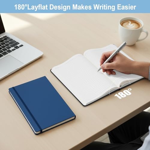 ViVin 12 Pack A5 Hardcover Lined Notebook,192 pg College Ruled 5.5x8.3