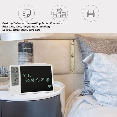 Electronic LCD Writing Tablet, 10.24 x 6.3 x 0.39in Electronic Digital Writing Board, HD LCD Display Erasable Drawing Doodle Board,Writing Board Calendar Office Memo Message