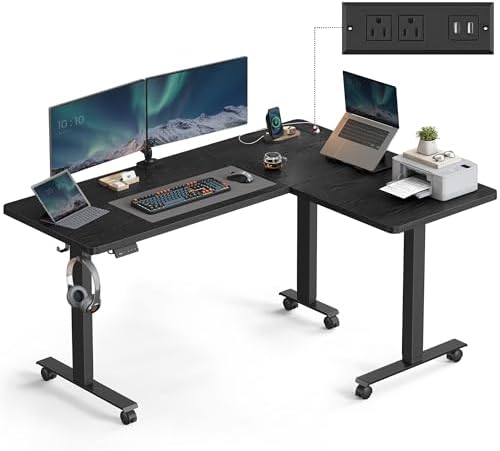 VASAGLE Electric Standing Desk, 63 x 47.2 Inches