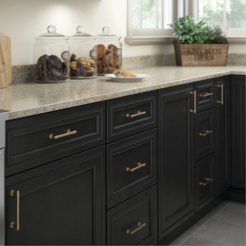 Franklin Brass Bar (20-Pack) Cabinet Handles 5-1/16" Hole Center Pulls | Champagne Bronze Hardware Kitchen Door, Drawers, Dressers, Furniture P29618K-CZ-B2