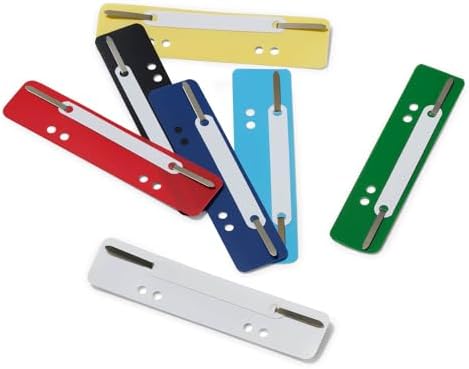 Durable Flexi Filing Strip Fasteners, Pack of 250, Assorted Colours