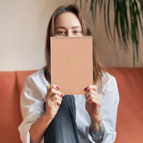 Resurhang 6 Pack Office Steno Pads, Minimalistic Color, Aesthetic Style