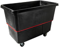 Rubbermaid Commercial Utility Truck 27 Cubic Feet 1200 lb. Capactiy Black Large Cart for Commercial/Waste/Laundry Transportation/Collection